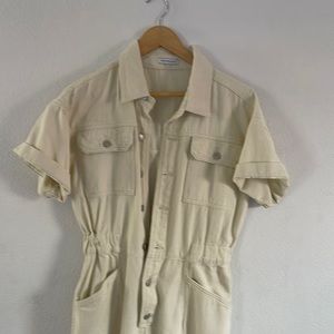 Jumpsuit, cream. Crescent size M never worn. New without tags.
